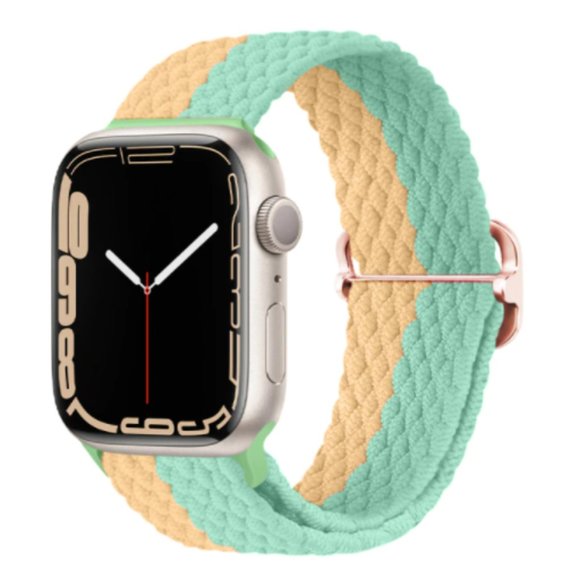 NEW Adjustable Braided Solo Loop For Apple Watch GY - Picture 1 of 5